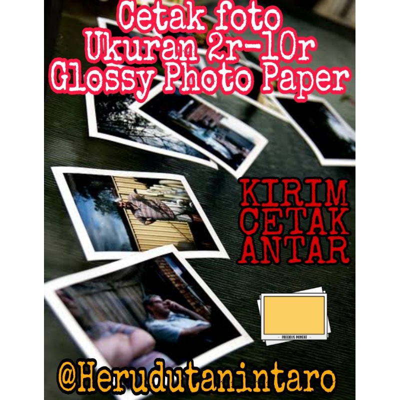 Cetak Foto kertas glossy 4r