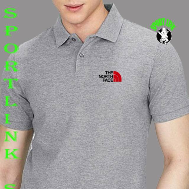 Kaos polo shirt baju kerah TNF the north face keren