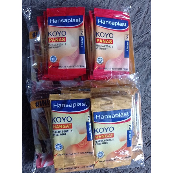 Hansaplast KOYO renteng (20sachet) koyo panas / pereda pegal