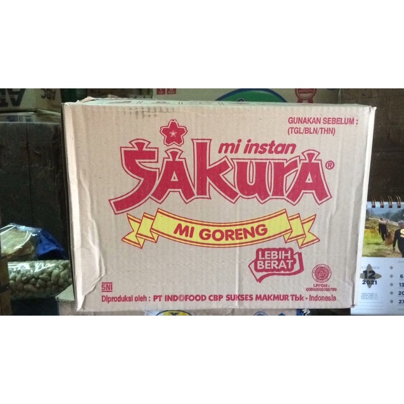 〖 Sakura Mie Goreng | 1 Dus - 40 Bungkus | Makanan Instant | Mi Instant〗-1