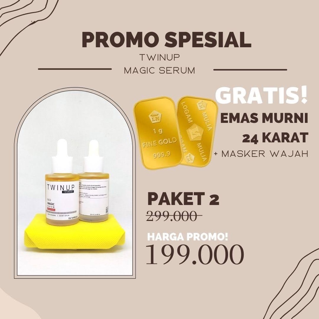 SERUM TWINUP  BUAT PEMBESAR PAYUDARA NO 1 ORIGINAL