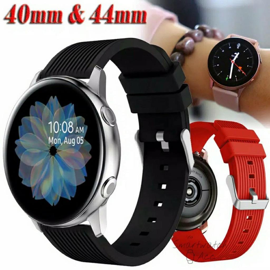 Silikon Strap 20mm universal for Amazfit GTS 1 2 3 E Mini / BIP U S Lite PRO GTR42 dll (Tali Silicone Jam Smartwatch Silicon)