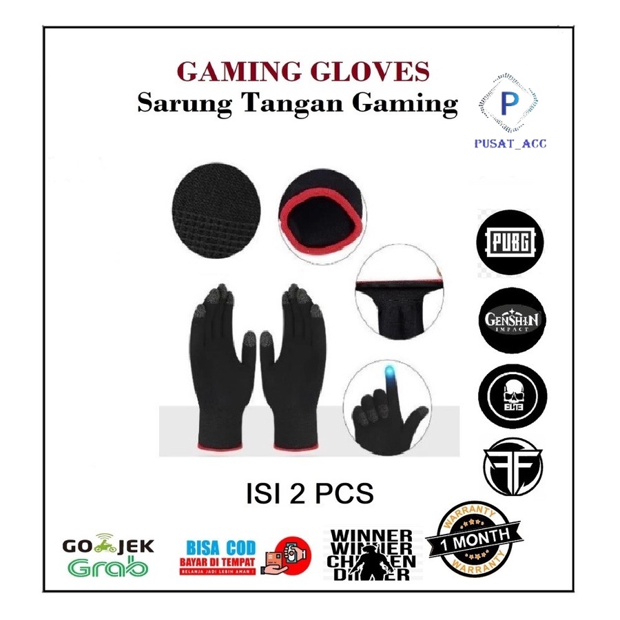 SZ17 - Sarung Tangan Gaming Anti Keringat High Sensitivity