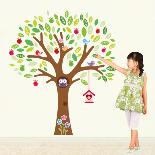 Dinding Stiker Transparan / Wall Sticker / (60x90cm x 2set) A03 TKM