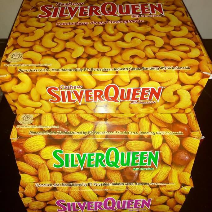 

BEST SELLER SilverQueen Milk Coklat 65 gram 1 box isi 25 Pcs - Mede