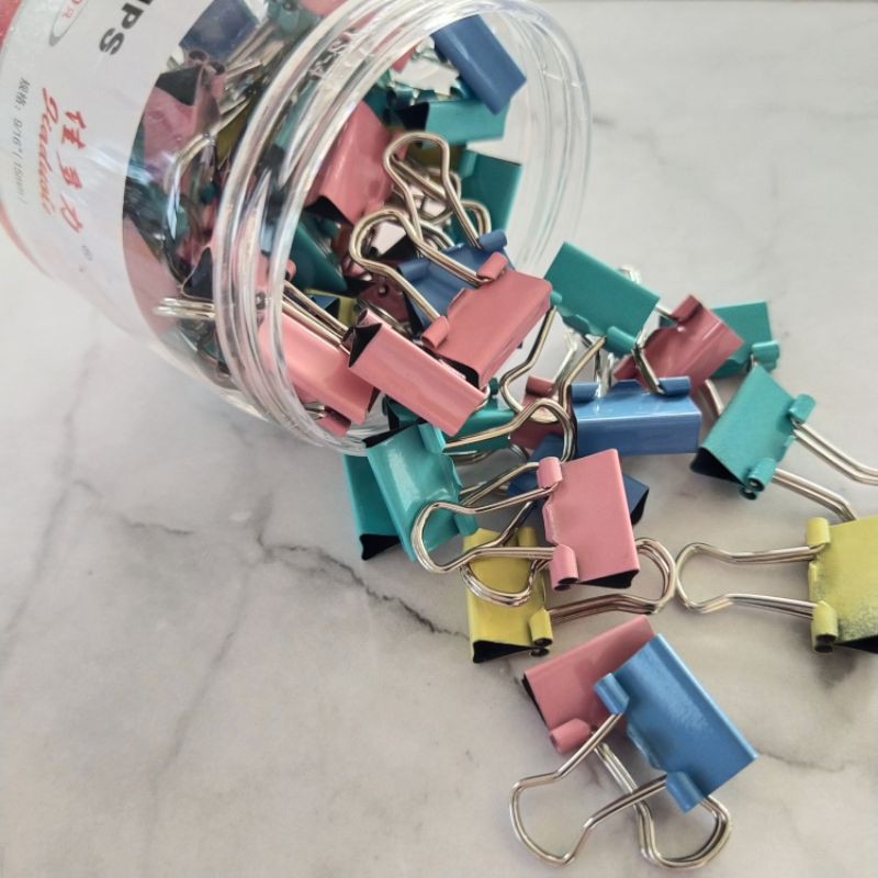 

klip binder / binder clip / klip kertas / klip file / paper clip / klip murah