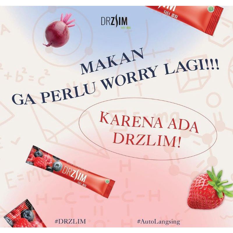 

Minuman Diet Halal Drzlim Rasa Mix Berry