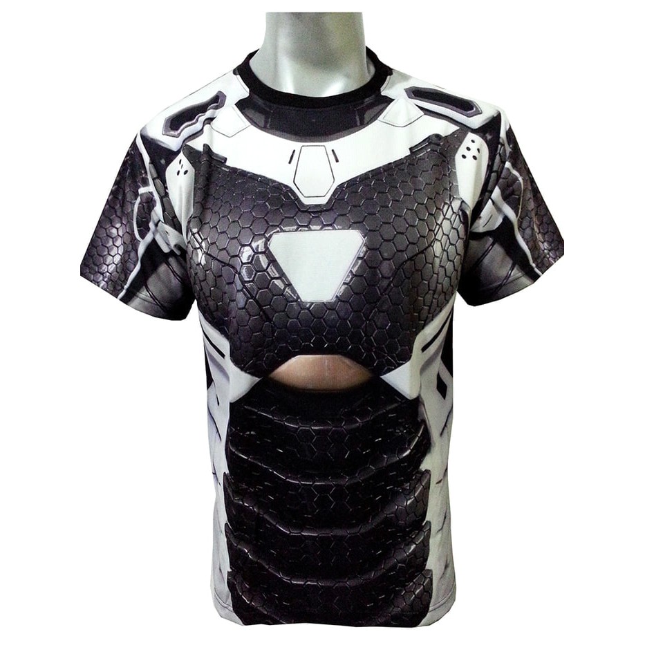 KAOS BAJU PRIA IRON MAN GYM FITNES COMPRESSION SEPEDA FITNESS SLIM FIT