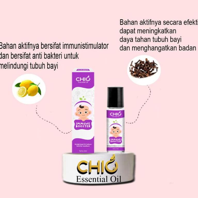 [KODE RKL89] Chio Baby Essential Oil Roll On cough n flu fever tantrum immune colic bugs away