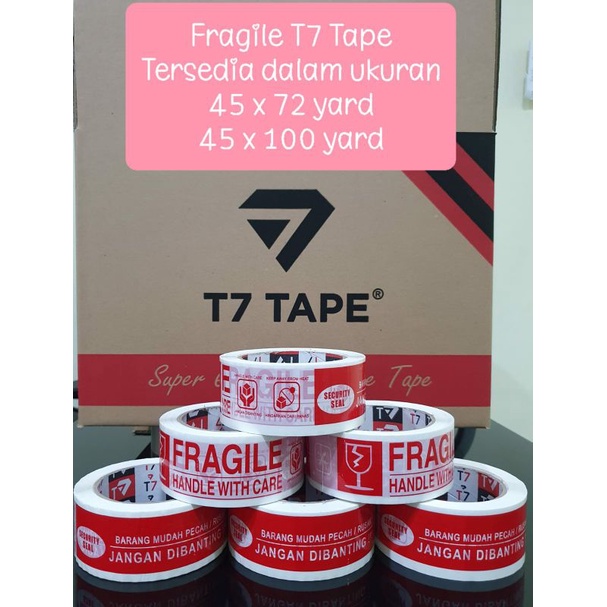 

[ TERMURAH ] LAKBAN FRAGILE MERAH BESAR 2