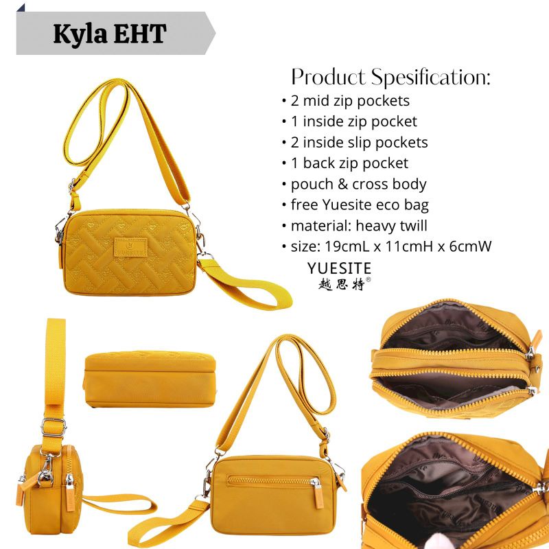 DOMPET HP TAS SELEMPANG WANITA YUESITE KYLA ORIGINAL CYUTEBAGS