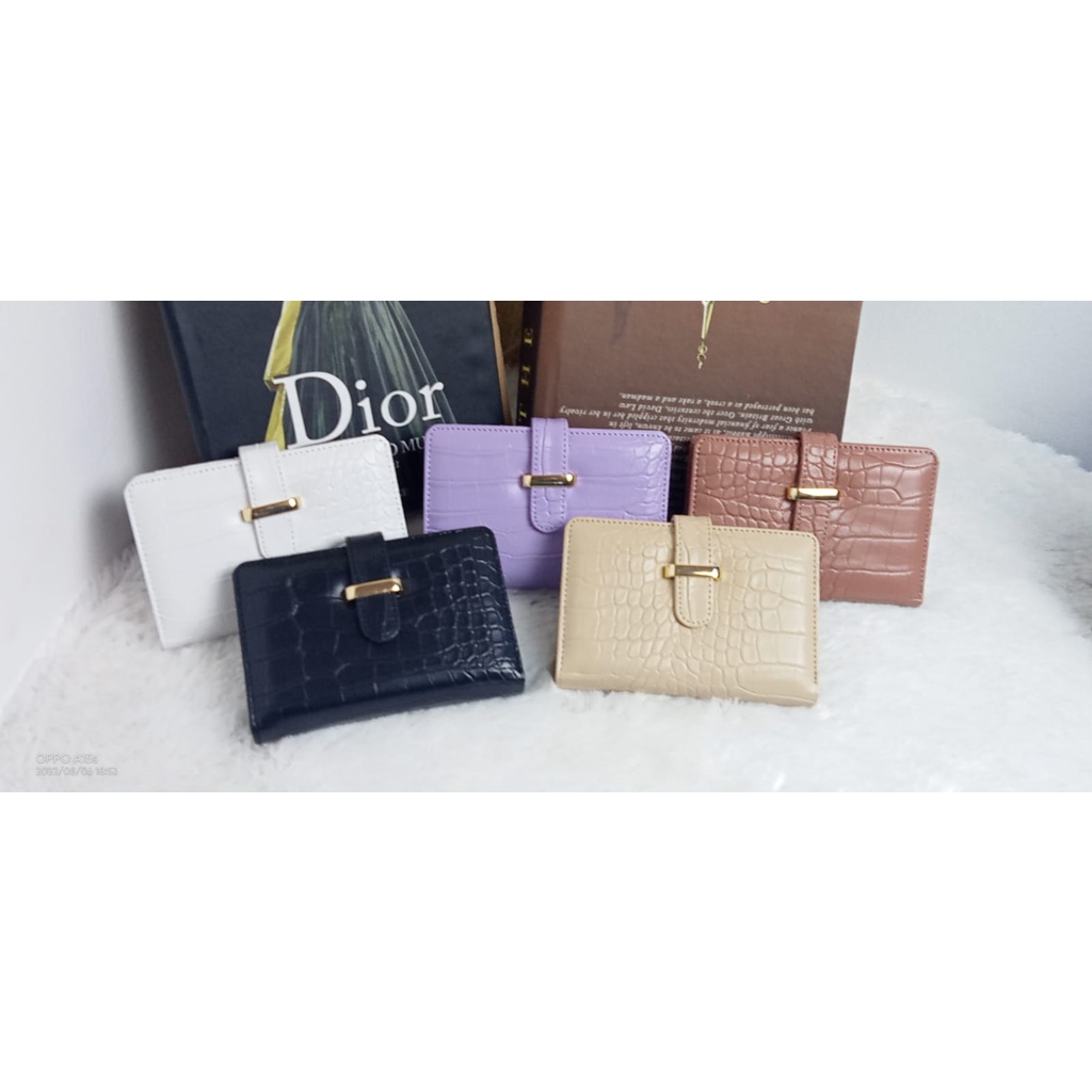 Dompet wanita Croco Crap Dompet kartu - Irvanbagshop