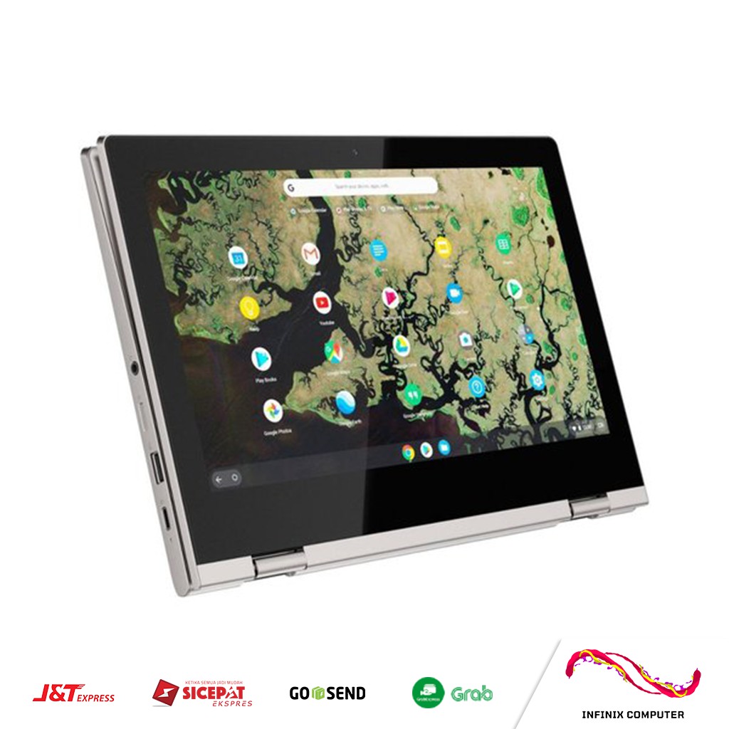 NOTEBOOK LENOVO CHROMEBOOK 2IN1 TOUCH N4000 4GB 128GB SEKOLAH KERJA E102-1