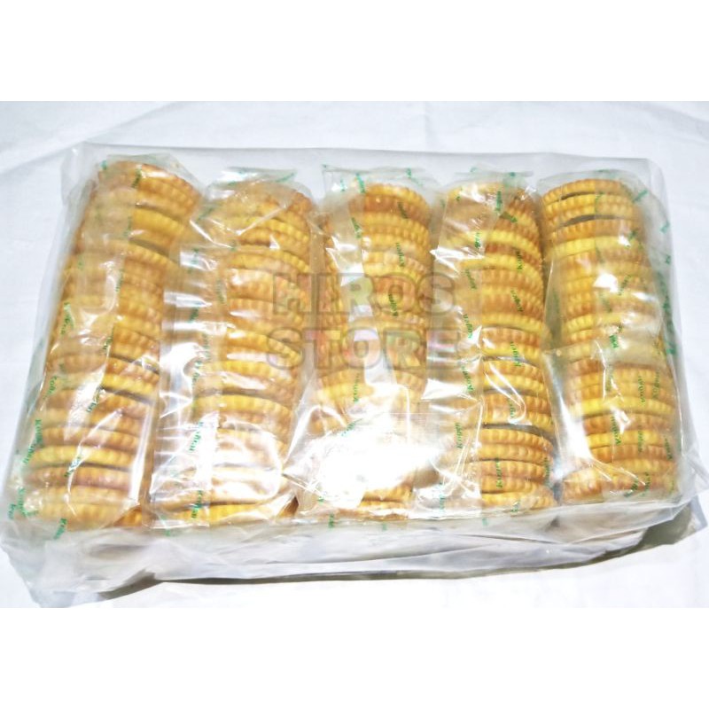 

Biskuit Monte Carlo Coklat • Bulat Khong Guan • MC Cokelat Kogen 5 Pack.