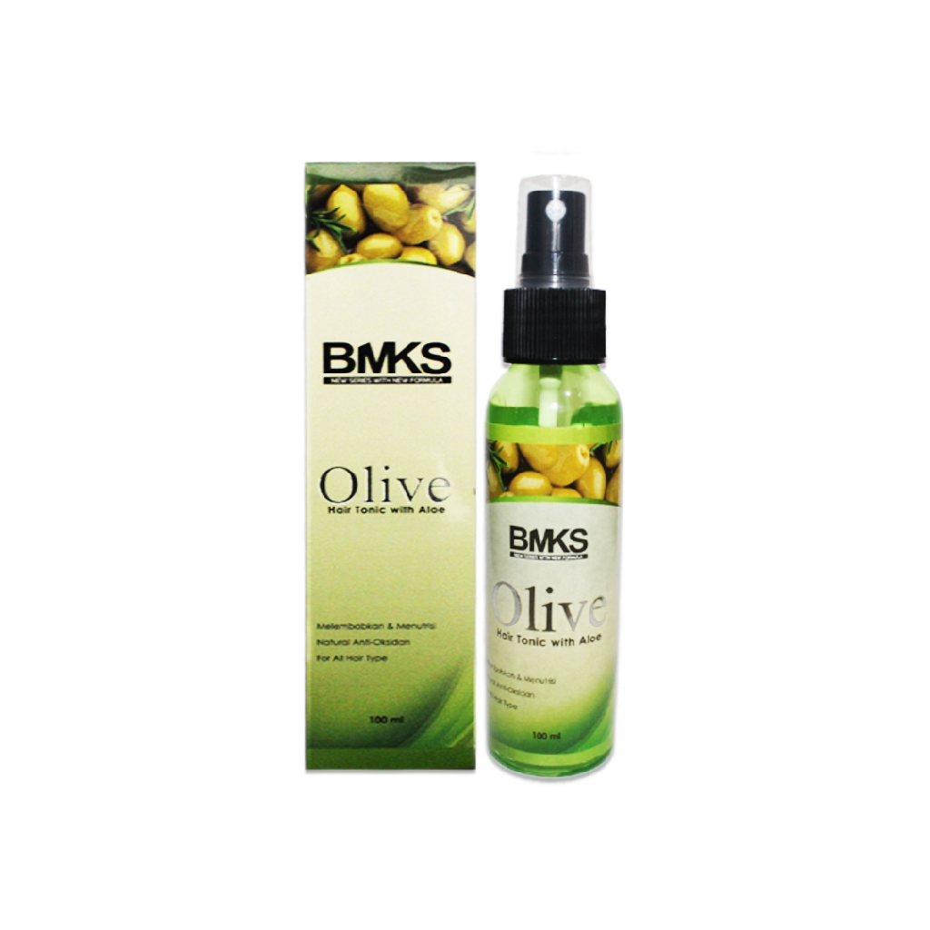 [ORI] Tonic Penyubur Rambut dengan Extrak Minyak Zaitun dan Aloevera Ampuh dalam 14 hari | BMKS OLIVE HAIR TONIC