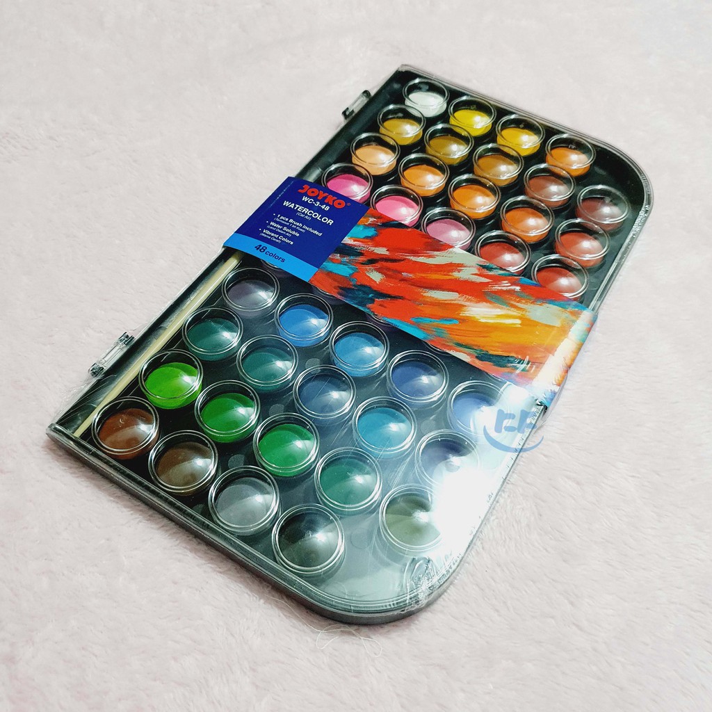 

Watercolour Cat Air Palette - Joyko 48 Colour WC-3-48