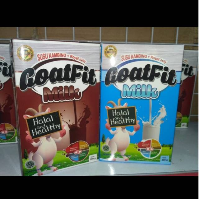 

GoatFit Milk Plus Royal Jely / Susu Kambing Ettawa GoatFit Milk / Goat Fit Milk Susu Kambing Plus