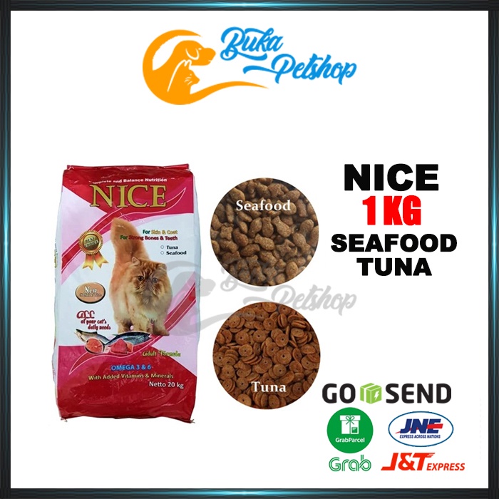 Makanan Kucing Nice Cat Food 1KG NICECAT