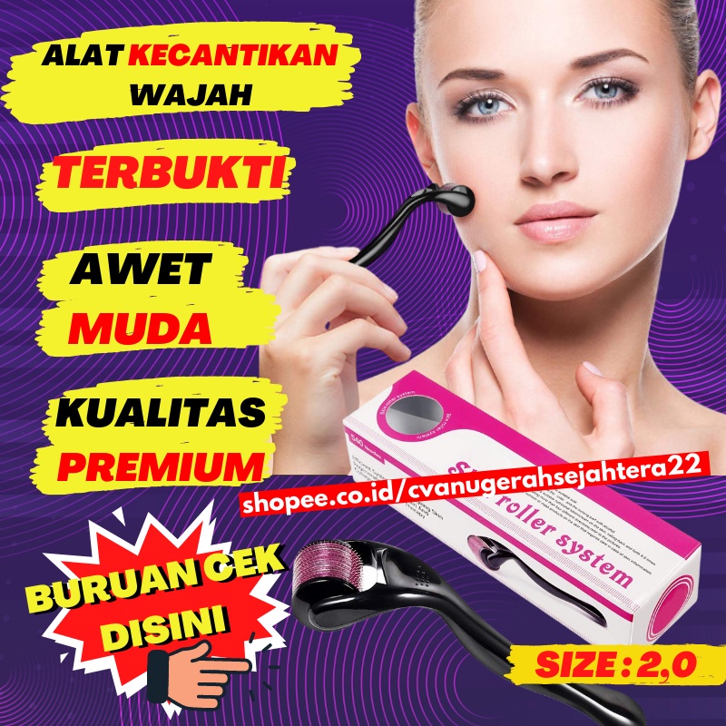 Perawatan Kulit Bopeng Wajah Roller Skin Alat Kecantikan GI43D