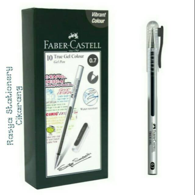

Faber - Castell True Gel Black Ink 0.7 mm