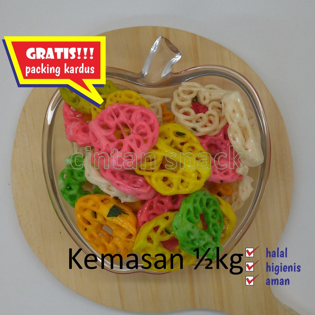 

Kerupuk Mawar Bantet 500gr