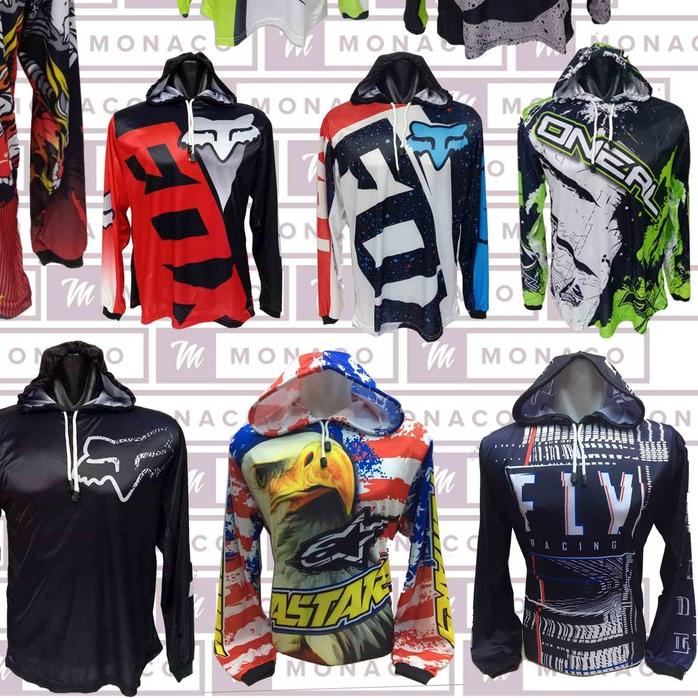 Jersey Hoodies Baju Balap Motor Cross Drag Bike Gaspol 201m (1/2)