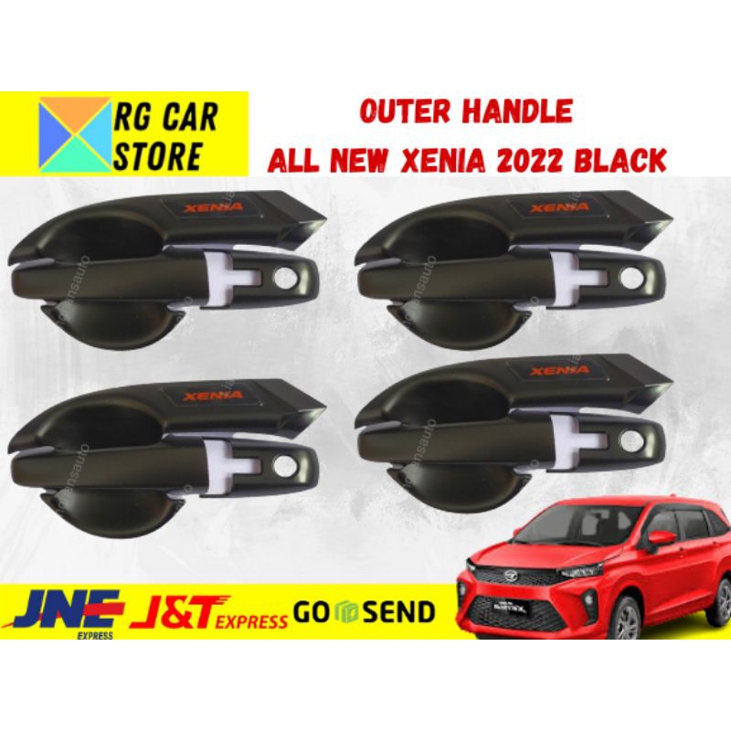 PAKET MODIF ALL NEW XENIA 2022 OUTER HANDLE TANK COVER BLACK DOFF DIJAMIN PNP BERKUALITAS