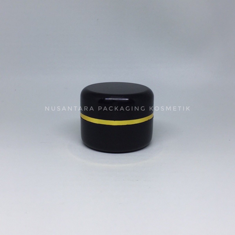 Pot Cream 10gr-12.5gr Hitam Hitam List Gold