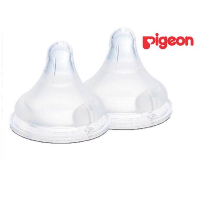 Pigeon Peristaltic Plus Nipple Isi 2pcs dan isi 1pcs /Pigeon Peristaltic Slim Neck Nipple isi 2pcs dan isi 1pcs