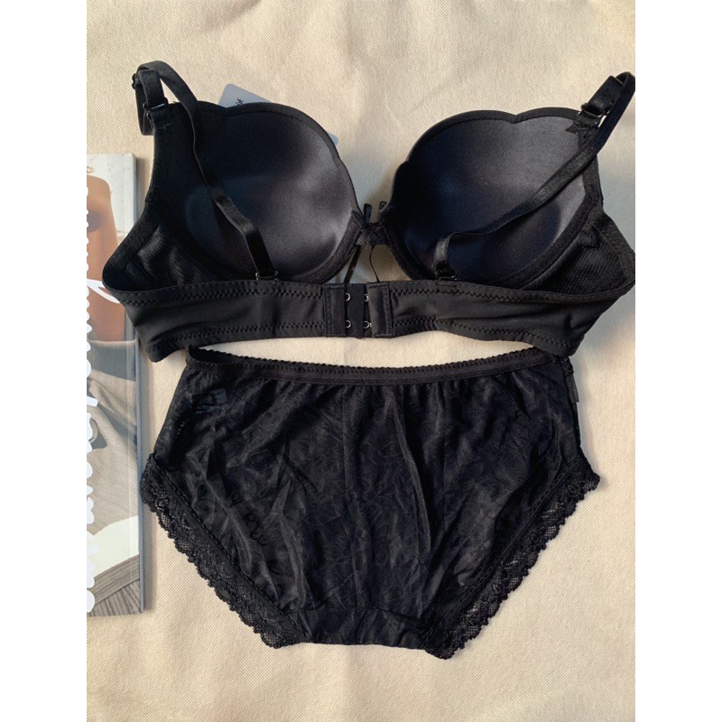 one set underwear/ dalaman set wanita/ pushup bra kawat/ satu set bh celana dalam seserahan-1