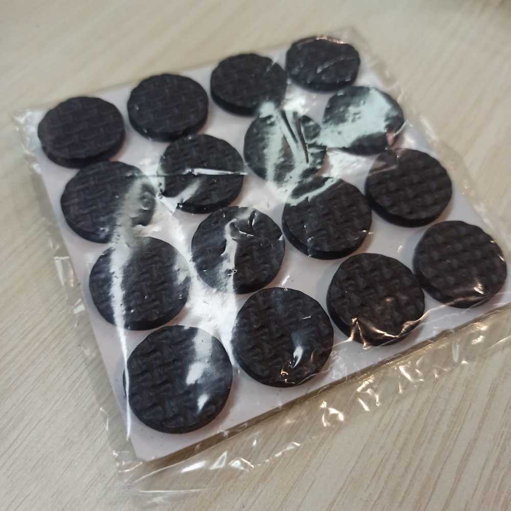 TD-DDG HOUSEEN Alas Kaki Meja Lemari Kulkas EVA Pad Model Bulat 16 PCS - NY24