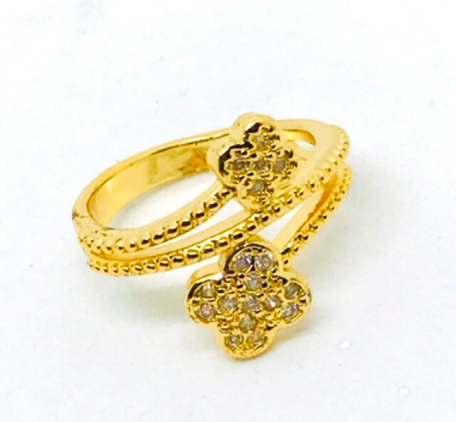 Cincin wanita //cincin permata //cincin lapis emas //perhiasan //cincin