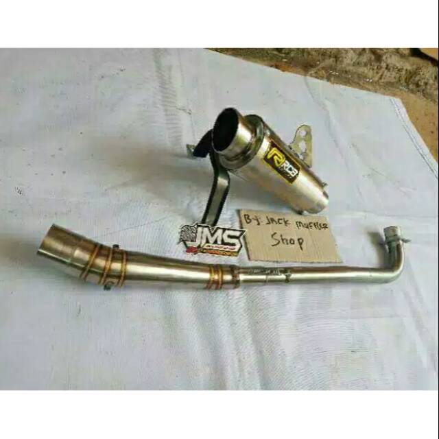 Knalpot rcb leher all bebek netral jupiter supra c70 grand dll