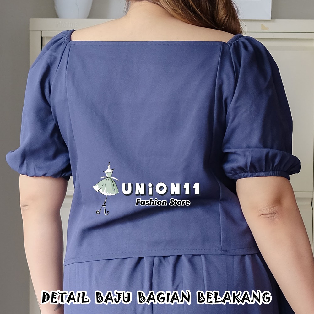 UNION11 - STELAN WANITA JUMBO / STELAN BIG SIZE XXXL WANITA / SETELAN JUMBO WANITA LD 120 / SETELAN ROK JUMBO WANITA ISAYA