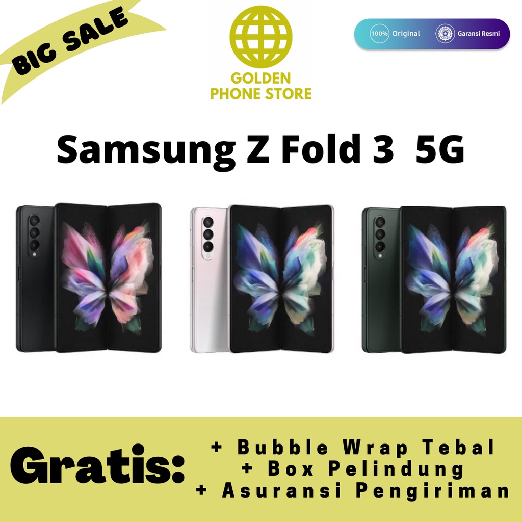 Samsung Galaxy Z Fold3 5G 12/512GB - Garansi Resmi SEIN