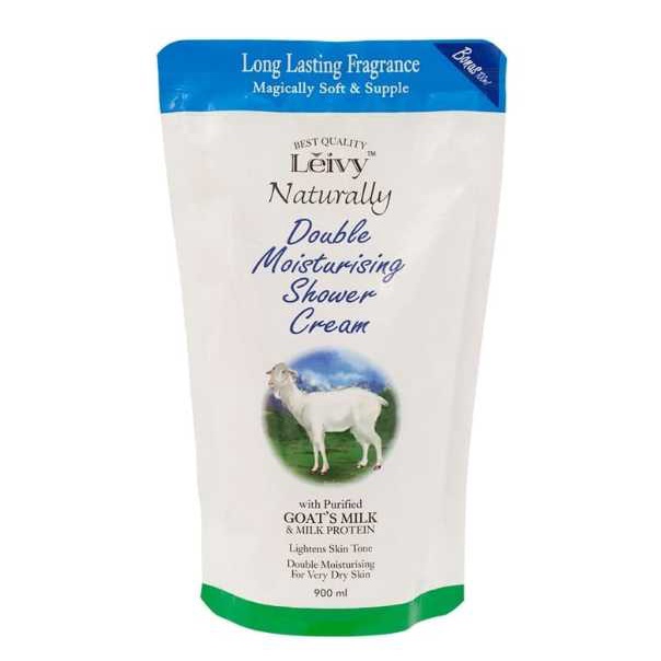 LEIVY - SHOWER CREAM GOAT MILK REFILL 900 ML