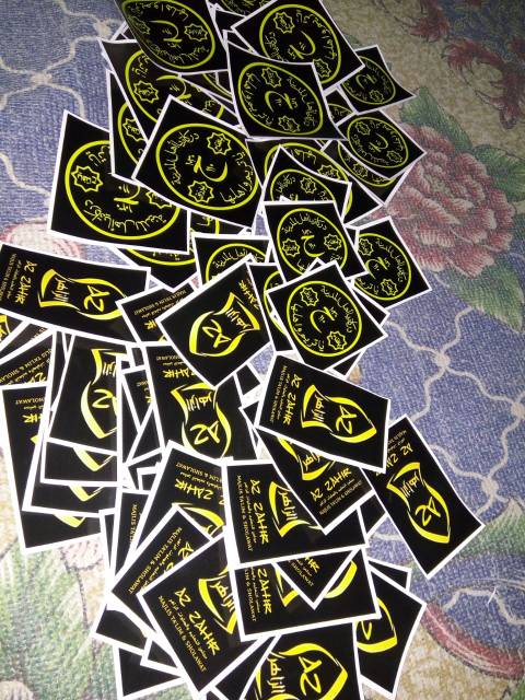 Stiker darkah ya tarim ya ahla madinah stiker azzahir minimal 10pcs