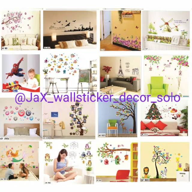 Wall Sticker Sticker Dinding Stiker Dinding dari JaX Wallsticker Decor Solo