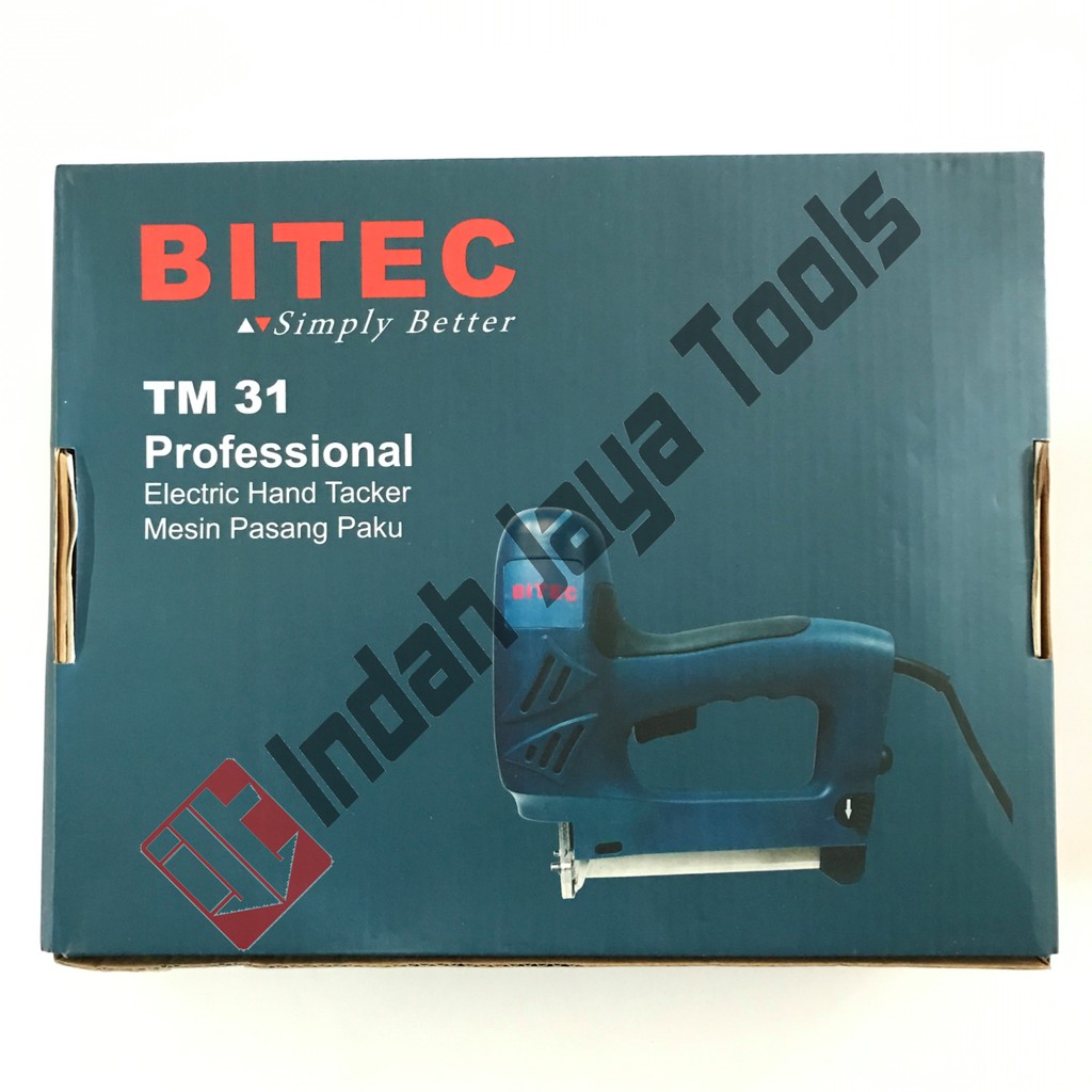 Electric Nailer BITEC TM 31 / Mesin Paku Staples Tembak Listrik