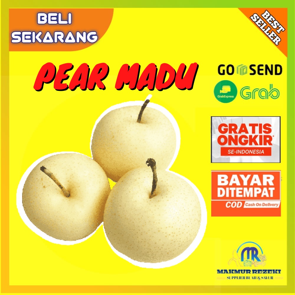 

BUAH PIR PEAR MADU SWEET IMPORT CENTURY SEGAR MURAH SEKILO 4-6 PCS PERKILO