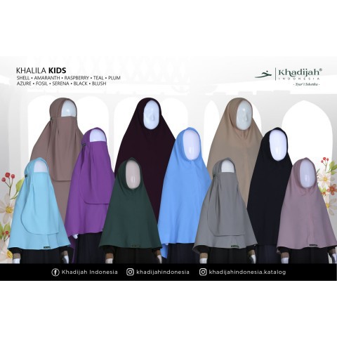 Hijab Instant Khimar Khalila Kids Khimar by KHADIJAH INDONESIA