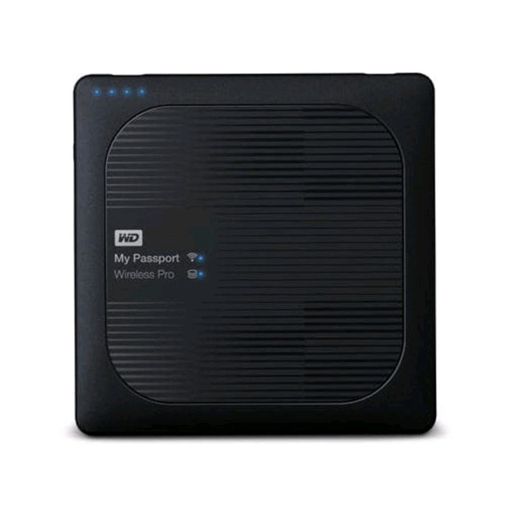 WD 4TB My Passport Wireless Pro Harddisk External Hitam Bagus