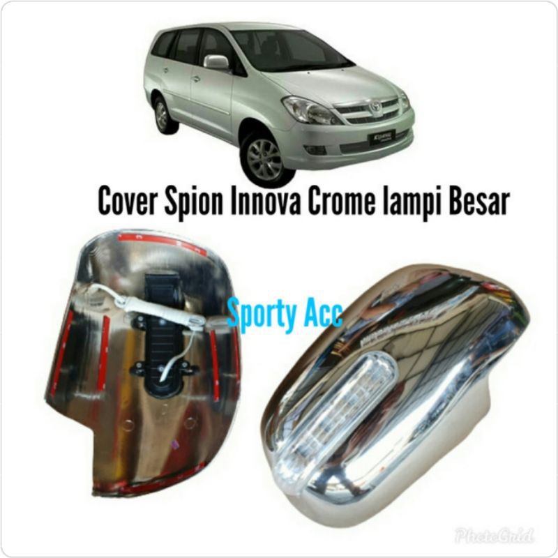 Cover Spion Innova Crome Lampu Sen Besar