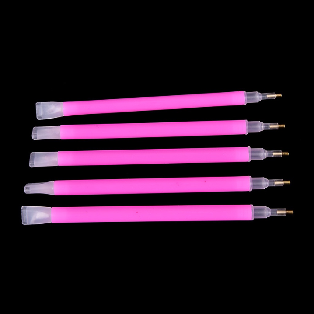 (infiniteforce.id) 5pcs / set Dotting Pen Dua Sisi Untuk Nail Art / Manicure