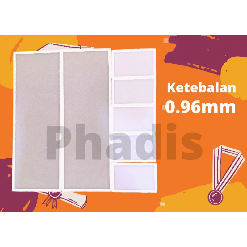 

Bahan Id Card Kertas Pvc Sudah Plong Tebal 0.96