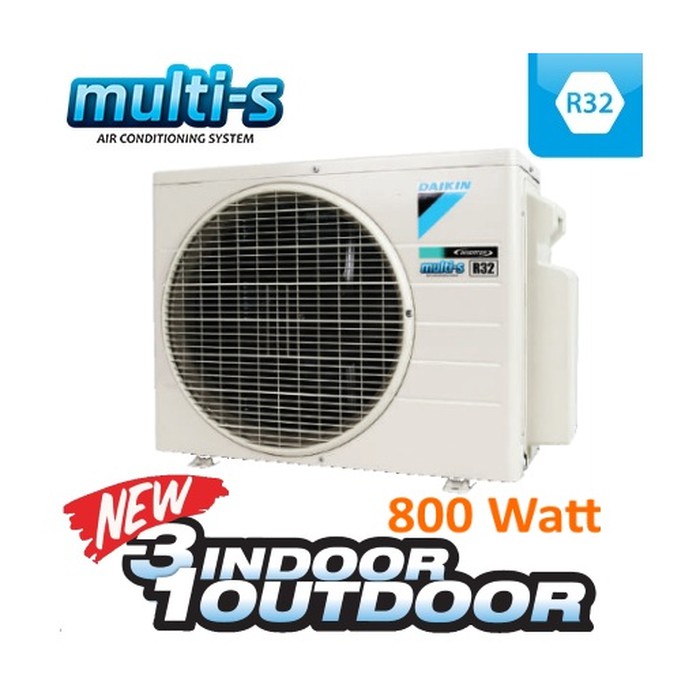 AC MULTI-S DAIKIN 3 CONNECTION 1PK + 1PK + 1.5PK - KHUSUS MEDAN