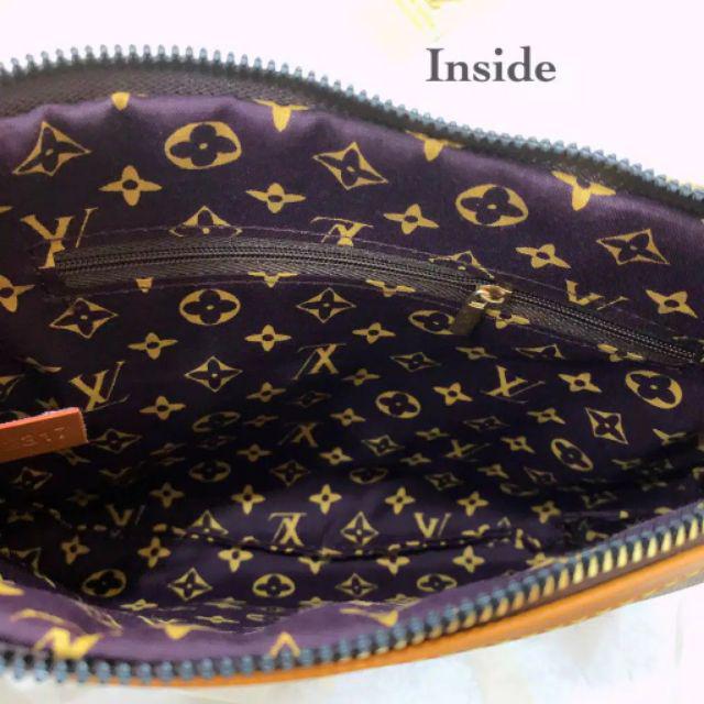 Clutch BONIA DOUBLE ZIPPER Super Premium import  tas  batam  