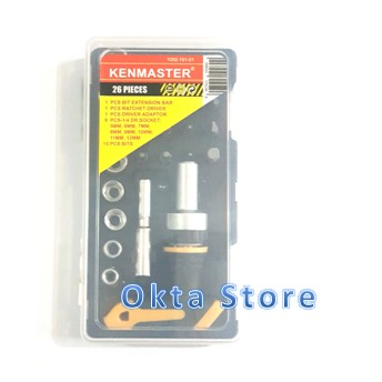 Kenmaster Kunci Sok Socket 26 Pcs