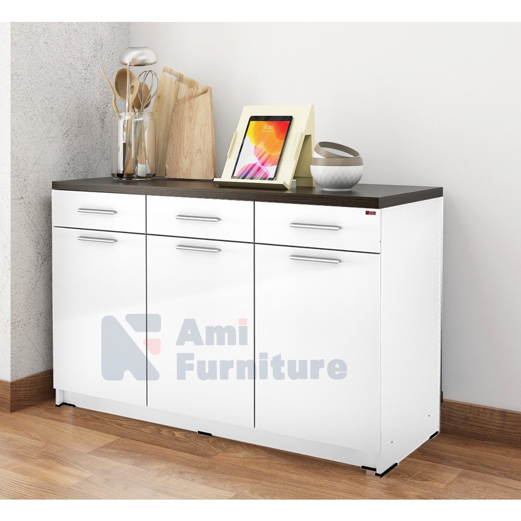 Kitchen Set 3 Pintu Minimalis / Rak Bawah Dapur / Kitchen Set 3 Pintu / Meja Dapur / Kabinet Bawah /