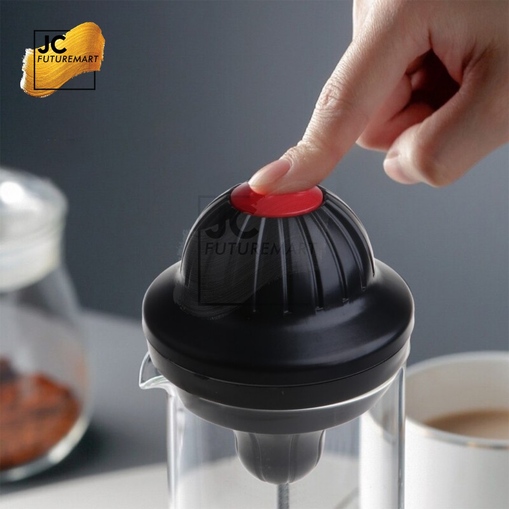 MILK FROTHER WIRELESS WITH GLASS JUG PEMBUIH SUSU DOUBLE SPRING WHISK